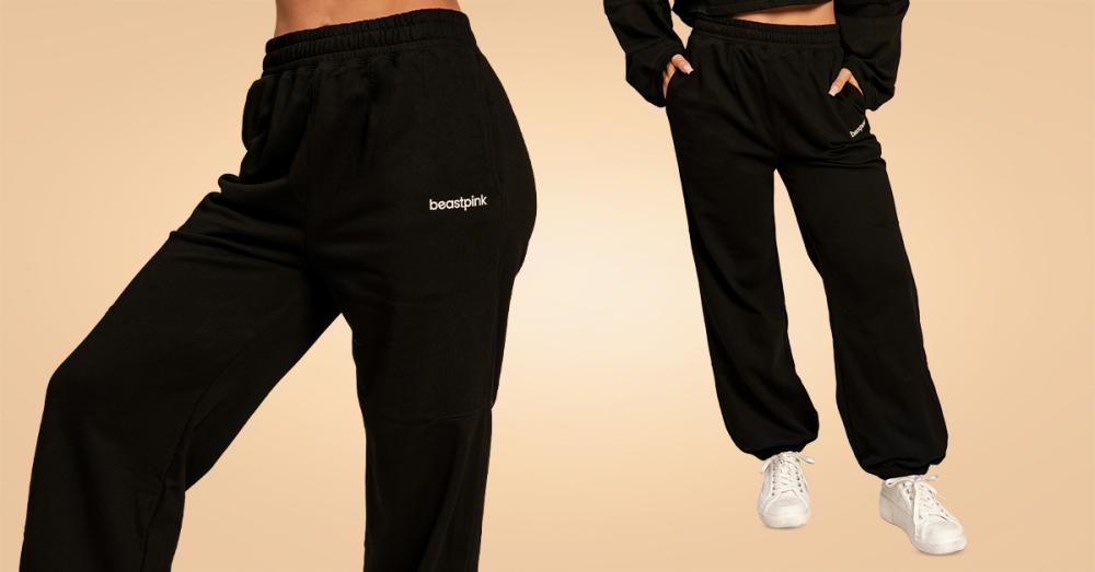 Women's Bliss Joggers Black - BeastPink