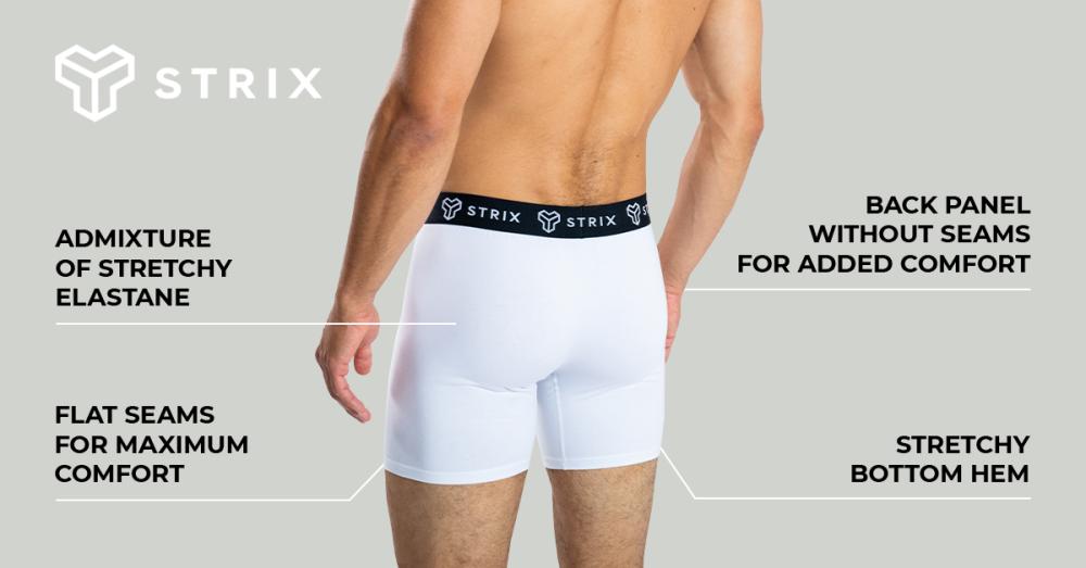 Men's Essential 2Pack Black Boxers - STRIX