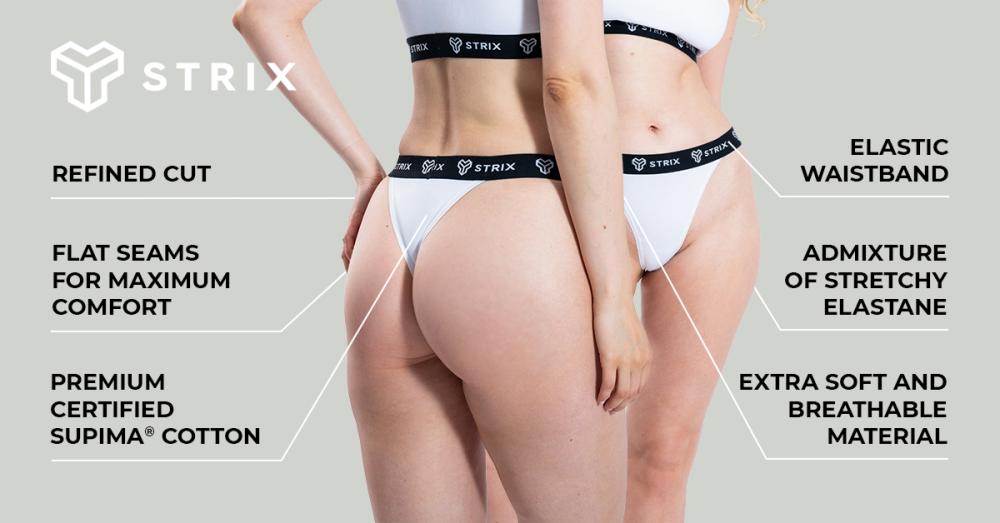 Essential Thongs 2Pack Black - STRIX