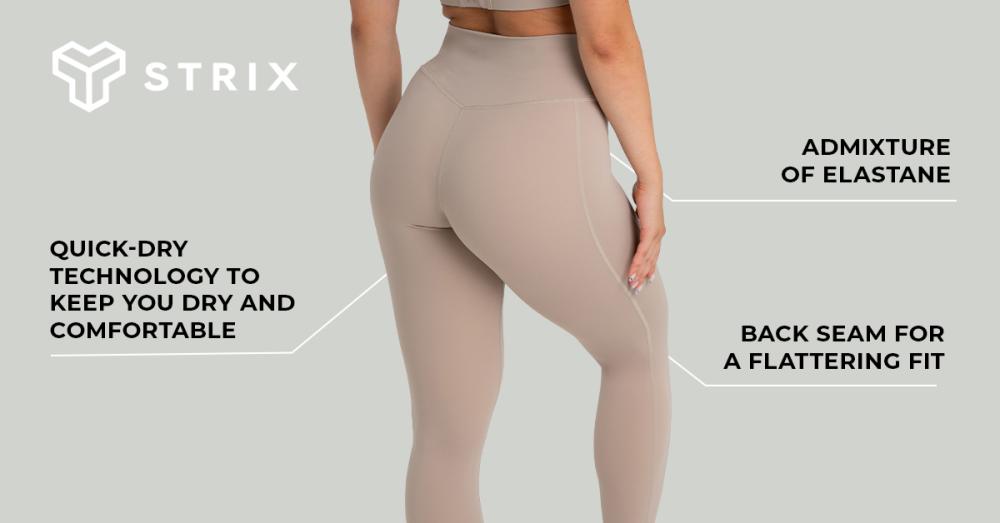 Women's Leggings Taupe - STRIX