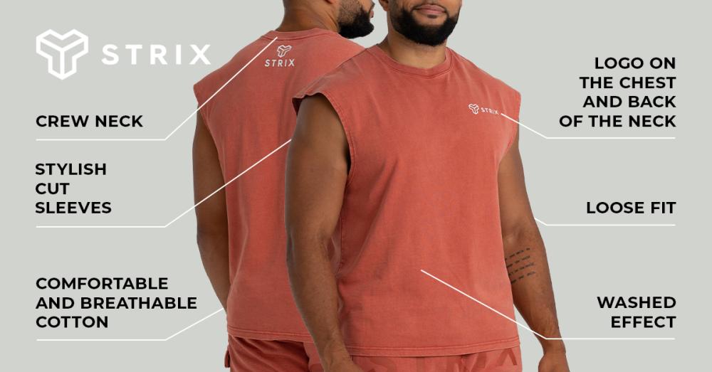 Washed Tank Top Terra - STRIX