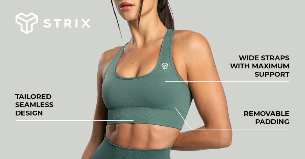 Seamless Sports Bra Moss - STRIX