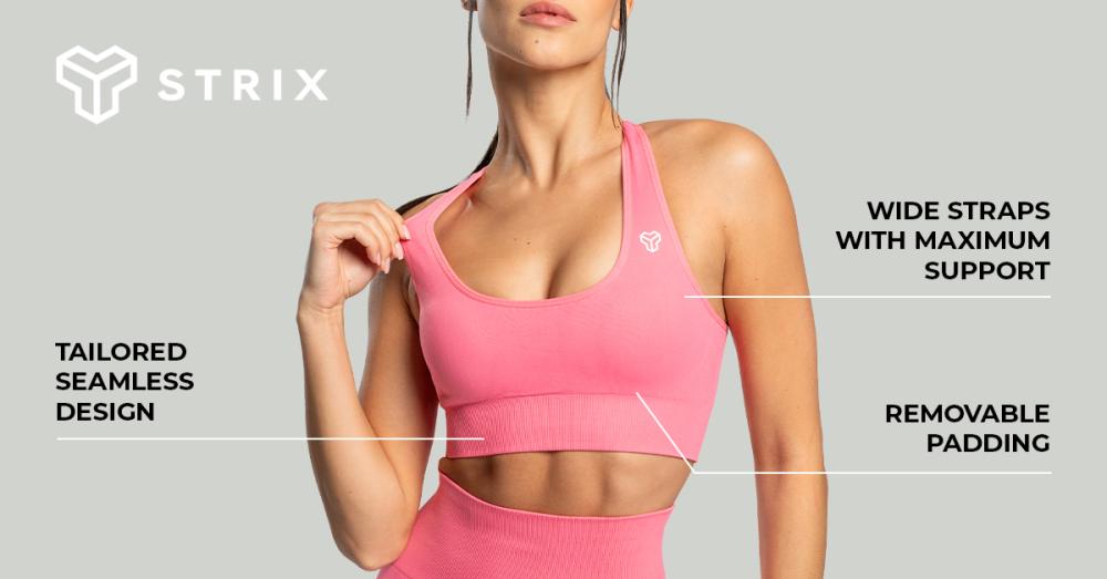 Seamless Sports Bra Sorbet - STRIX