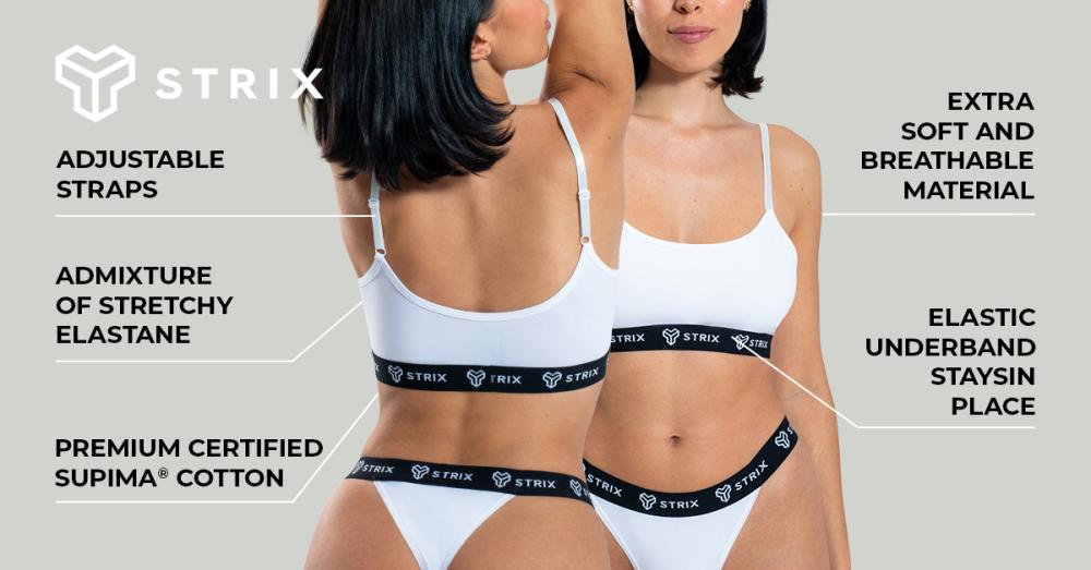 Essential Bralette Black Bra - STRIX