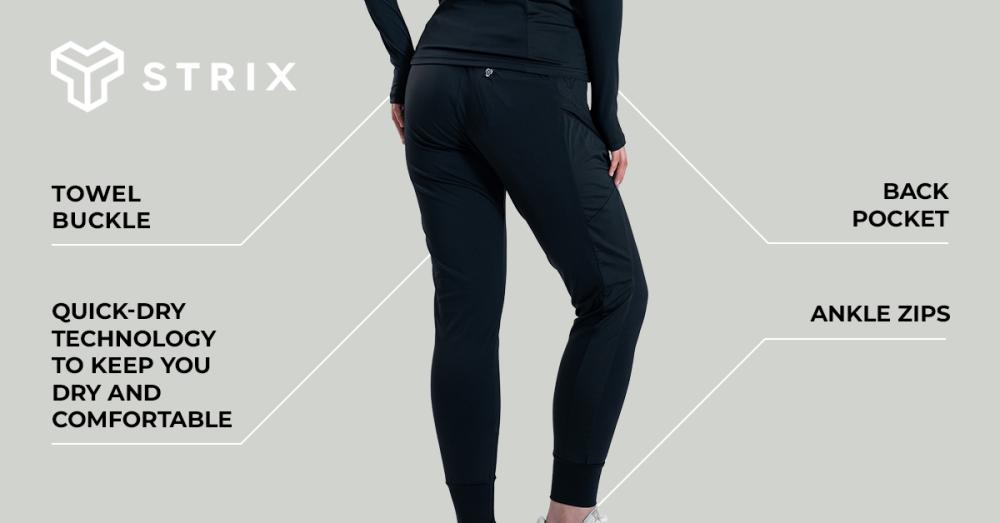 Women's ULTRA Black Sports Pants - STRIX