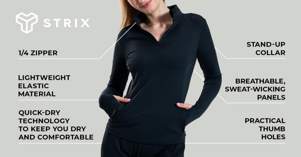 Women's ULTRA Sports Top Black - STRIX