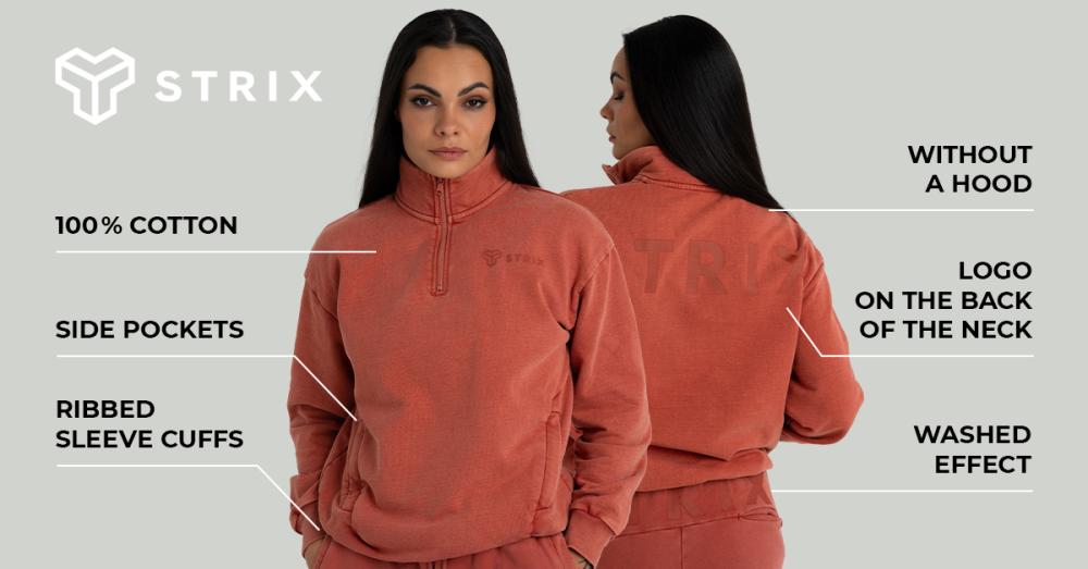 Women's Washed Jumper Terra - STRIX