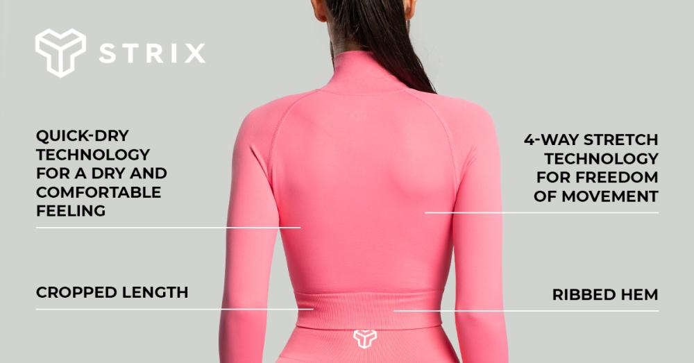 Women’s Seamless Cropped Top Sorbet - STRIX