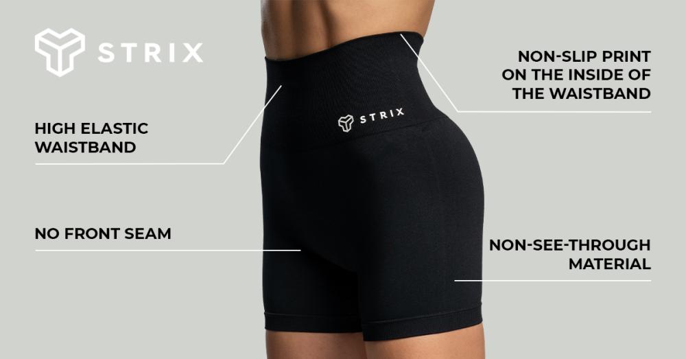 Women‘s Seamless Shorts Black - STRIX