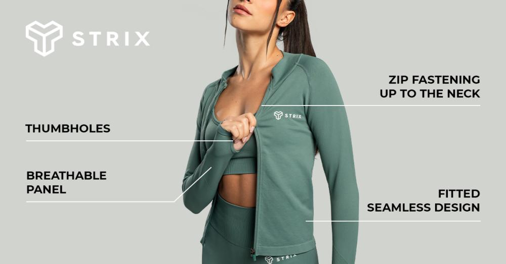 Women’s Seamless Sports Top Moss - STRIX