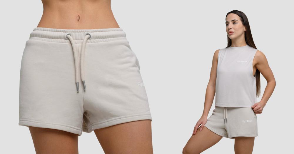 Women's Agile Sweatshorts Desert - GymBeam