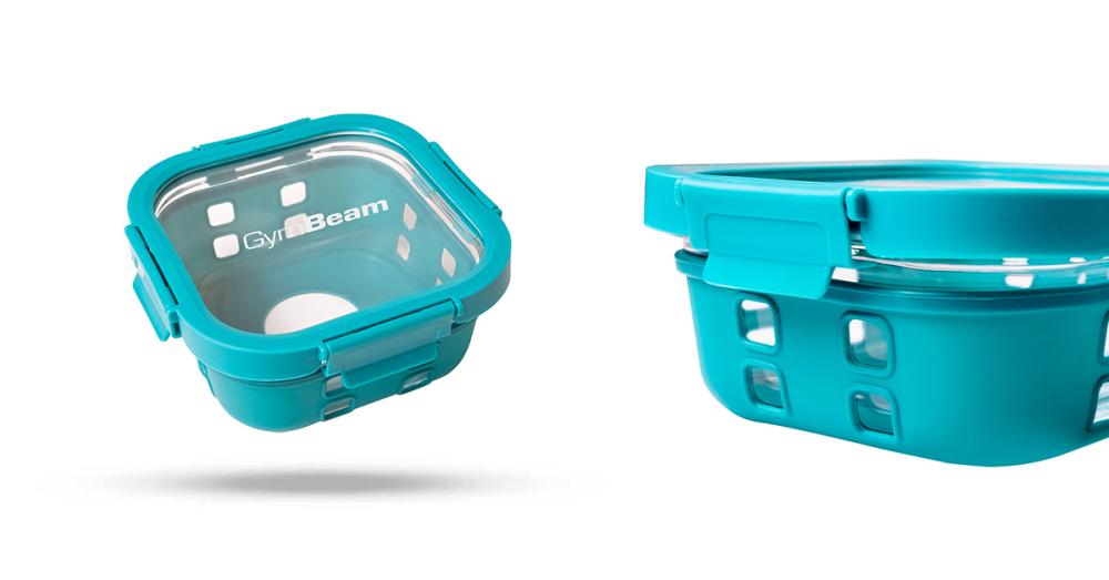 Glass Food Container 800 ml - GymBeam