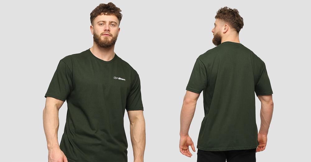 Basic T-Shirt Green - GymBeam