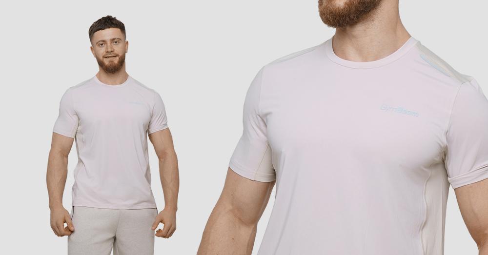 T-shirt de sport Agile pour hommes - Desert - GymBeam	