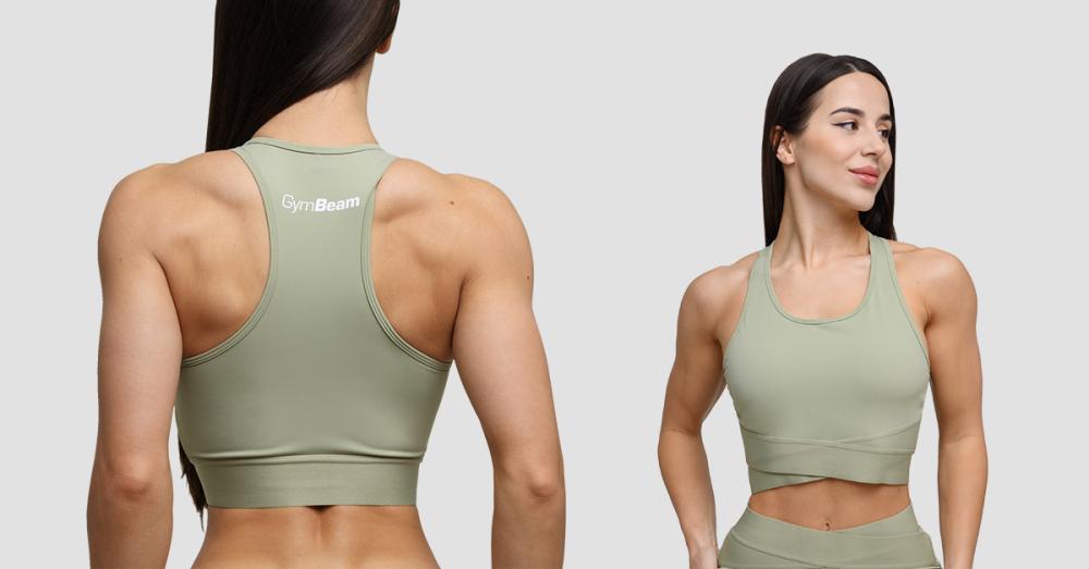 Agile Sports Bra Sage - GymBeam	