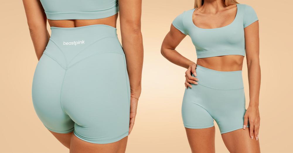 Women's Sense Shorts Storm Blue - BeastPink