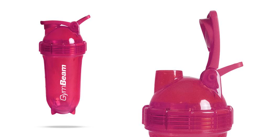 Tritan Clear Pink 500 ml - GymBeam