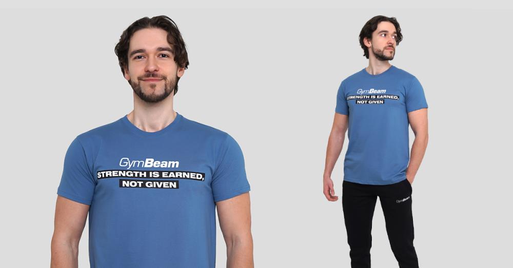 Strength Storm Blue T-shirt - GymBeam