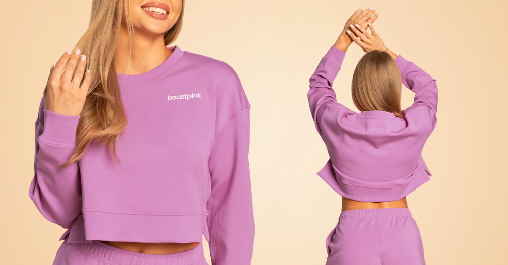 Women's Grace Purple - BeastPink Sweatshirt
