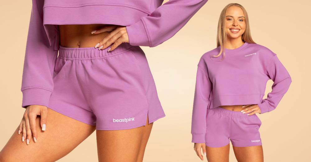 Women's Sweatshorts Grace Purple - BeastPink
