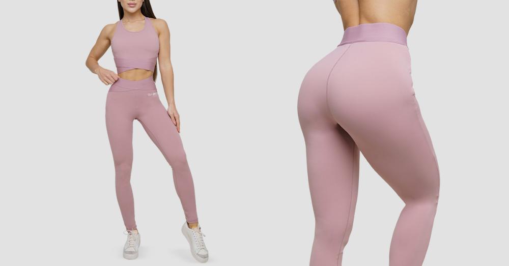 Leggings de sport pour femmes Woodrose - GymBeam	