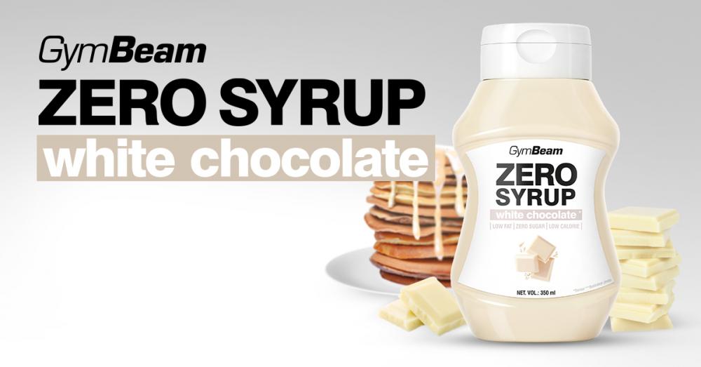 ZERO SIRUP white chocolate 350 ml - GymBeam