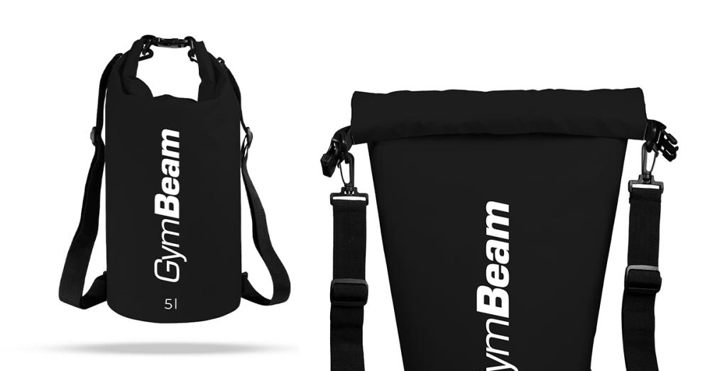 Waterproof Backpack Dry Bag Black 5 l - GymBeam