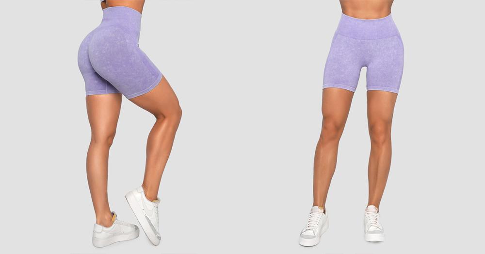 Women's Lift Violet Seamless Shorts - GymBeam