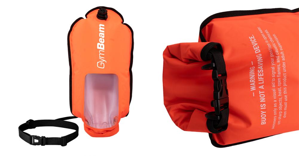 Swimming Buoy 28 l Orange - GymBeam