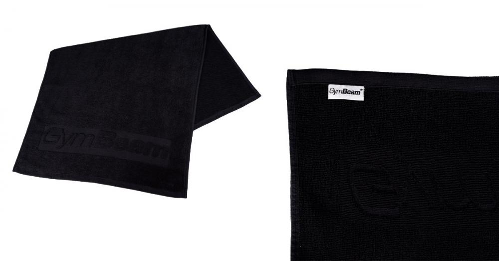 Serviette de sport noire - GymBeam