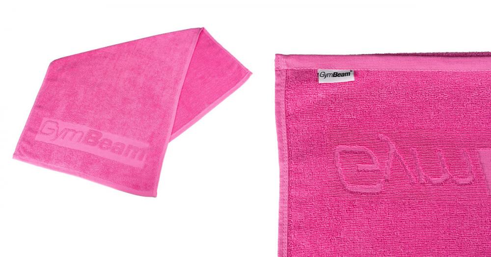 Serviette de sport rose - GymBeam