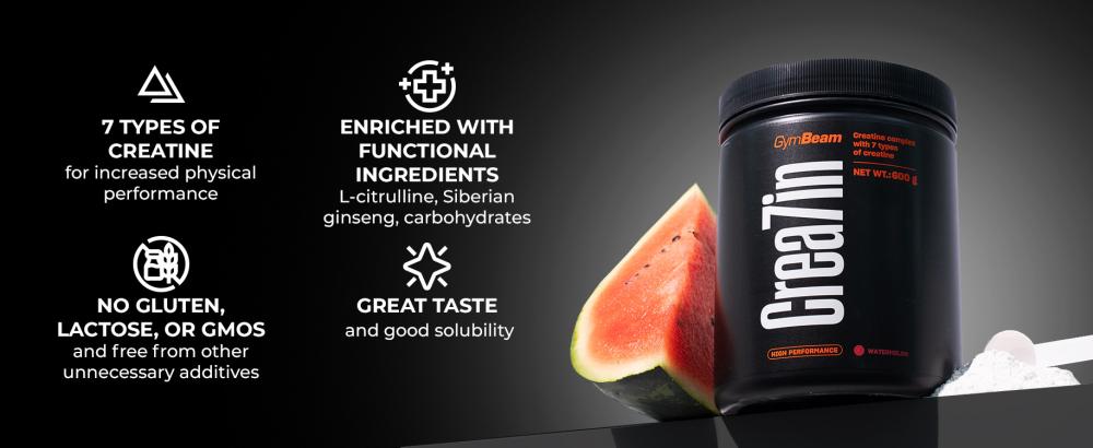 Avantages et caractéristiques de Crea7in – GymBeam pour améliorer la performance