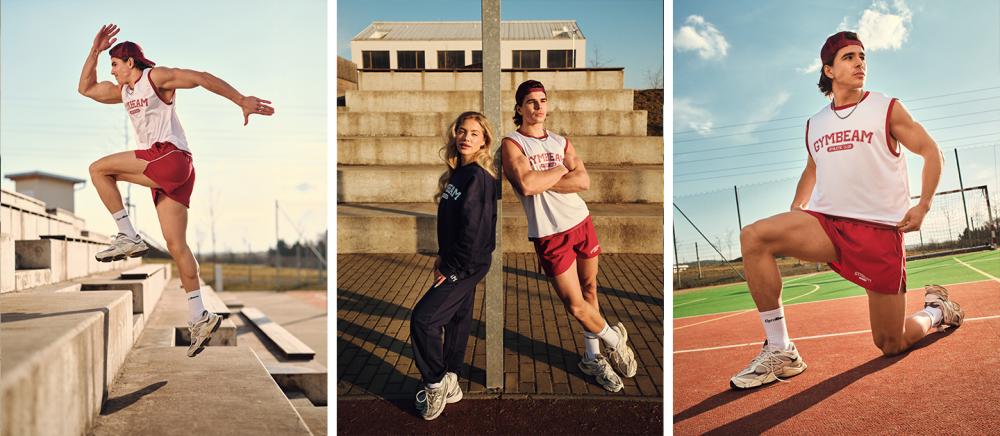 Varsity Shorts Red - GymBeam