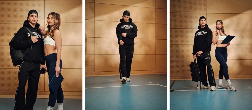 Varsity Pants Black - GymBeam