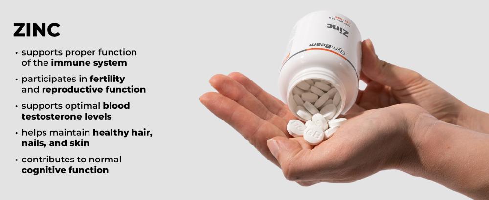 Effets du Zinc - GymBeam