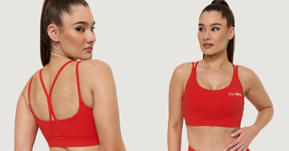 BEAT Sports Bra Tangerine - GymBeam