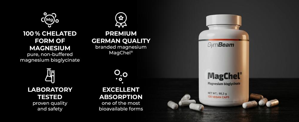 Magnésium Bisglycinate (MagChel®) - GymBeam