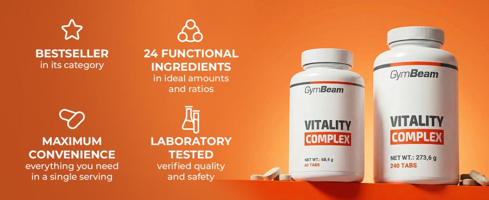 Avantages et caractéristiques du complexe Vitality - GymBeam