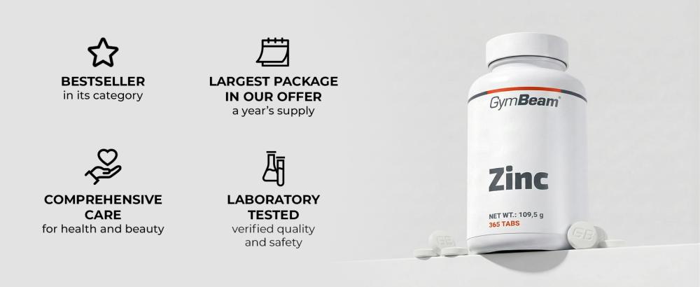 Bienfaits et propriétés du zinc - GymBeam