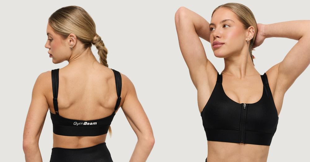 Sportovní podprsenka Prime Black - GymBeam