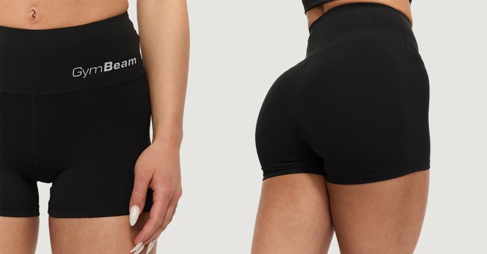 Shorts pour femmes BEAT Noir - GymBeam