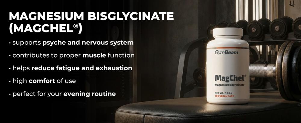 Magnesium Bisglycinate (MagChel®) - GymBeam