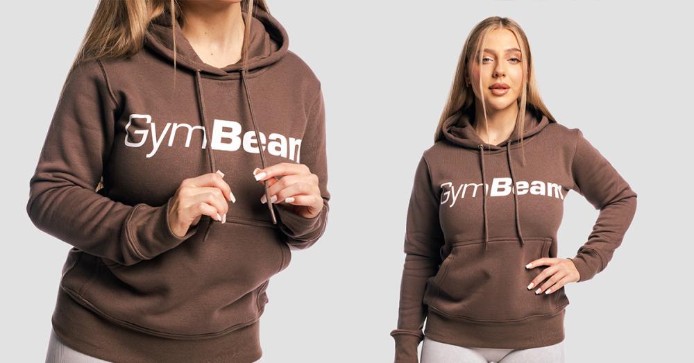 Sweat à capuche pour femmes Athlete Cocoa - GymBeam