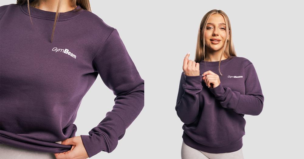 Women's Basic Jumper Sweatshirt Obsidian - Gymbeam