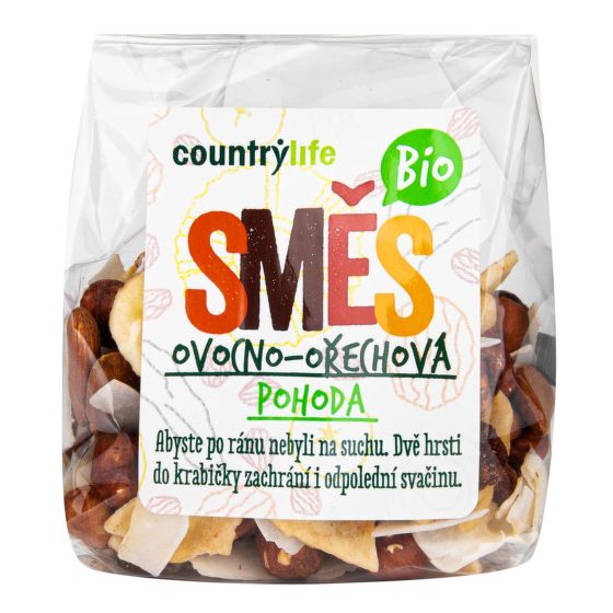 BIO Dried fruit and nut mix Comfort - Country Life