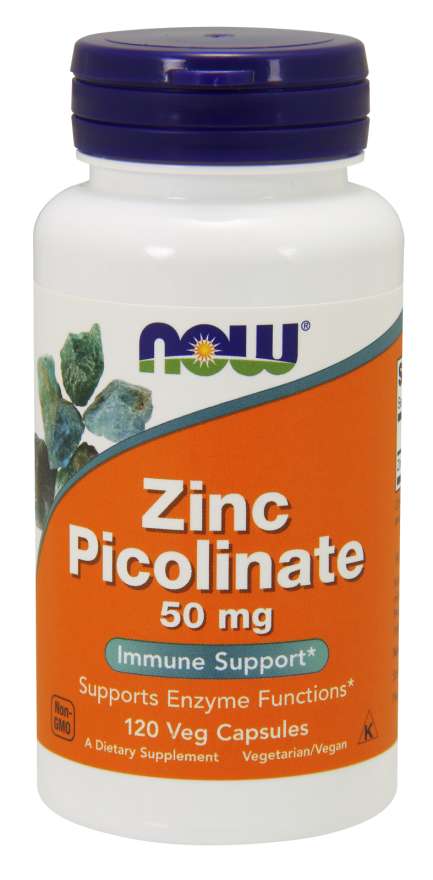Zinc Picolinate 50 mg - NOW Foods.