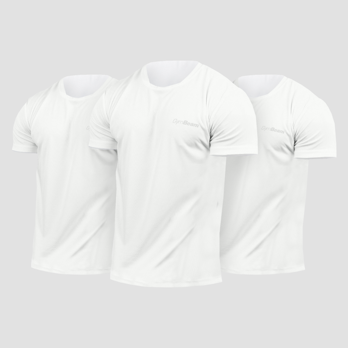 T-shirt Homme TRN, 3 pièces, blanc - GymBeam.