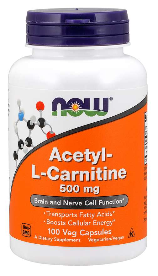 Acetyl-L-Carnitine 500 mg - NOW Foods.