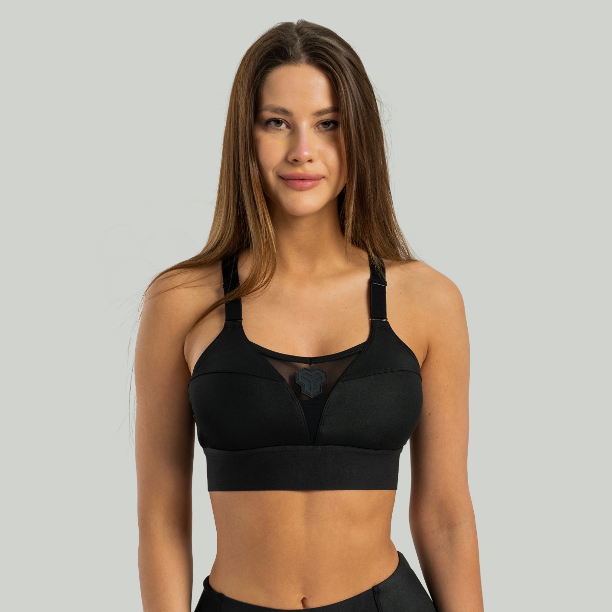 Soutien-gorge de sport ALPHA, couleur noire - STRIX.