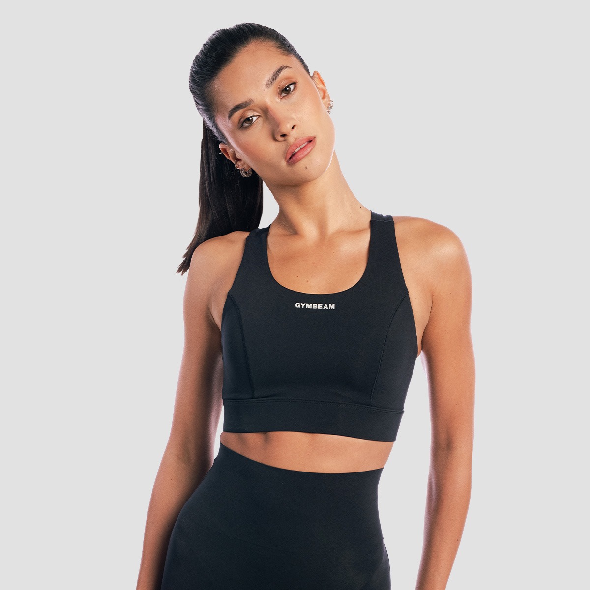 Soutien-gorge de sport Aura – Noir – GymBeam